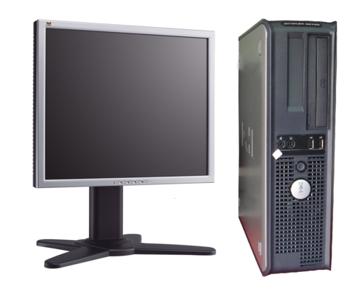 Dell Optiplex 520 - Desktop + Dell 17" LCD