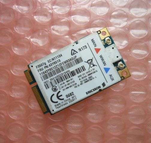 Ericsson F3507g Mobile Broadband Module  3G/HSDPA - SIM not included