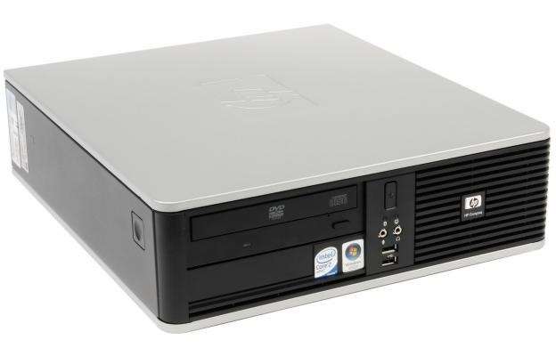 HP Dc7800 - Desktop with a 17" LCD