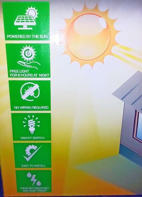 ULTRA BRIGHT SOLAR CEILING LIGHTS 2650MAH 100 LUM