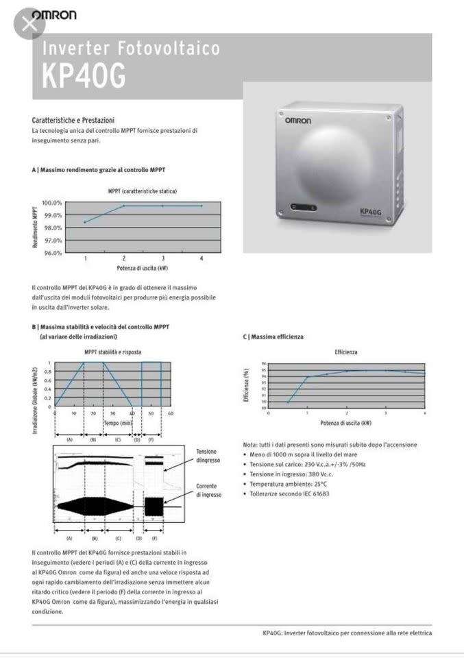 Omron KP40G 4kw inverter