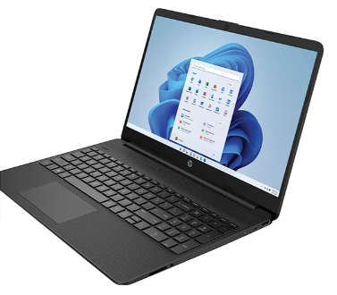 HP 15 Intel Core i3 Laptop 16GB RAM 256GB SSD - Black