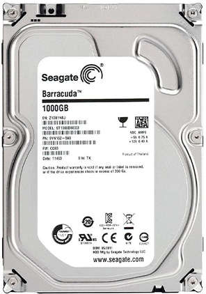 Seagate Barracuda Desktop 1TB 3.5` Internal Hard Drive