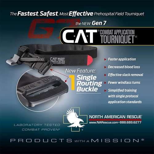 TOURNIQUET - COMBAT APPLICATION - BLACK - GEN7