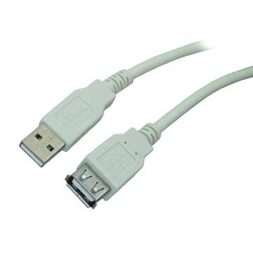 USB A MALE TO USB A FEMALE 2.0M