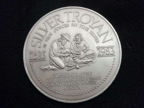 Silver 20 Troyan Ounce 99.9 Fine Silver bullion Medal