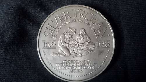 Silver 20 Troyan Ounce 99.9 Fine Silver bullion Medal