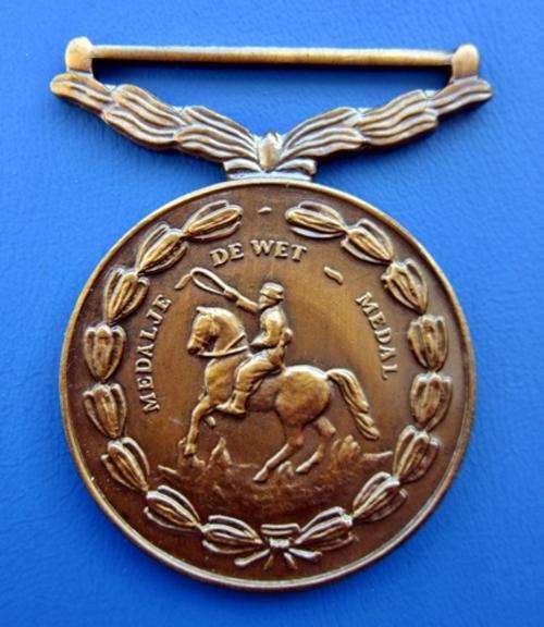 Full Size De Wet Medal