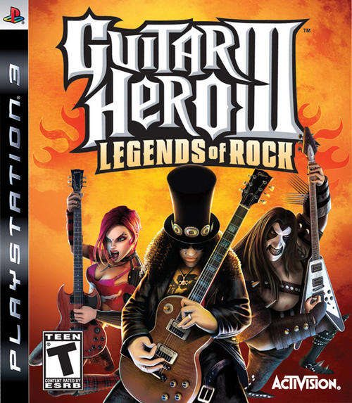 PS3 - GUITAR HERO , LEGENDS OF ROCK
