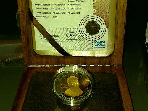 MANDELA BI METAL 90 BIRTHDAY GOLD