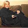 Snuggle Blanket with sleeves.....BLACK