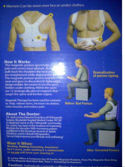 Power Magnetic Posture Support