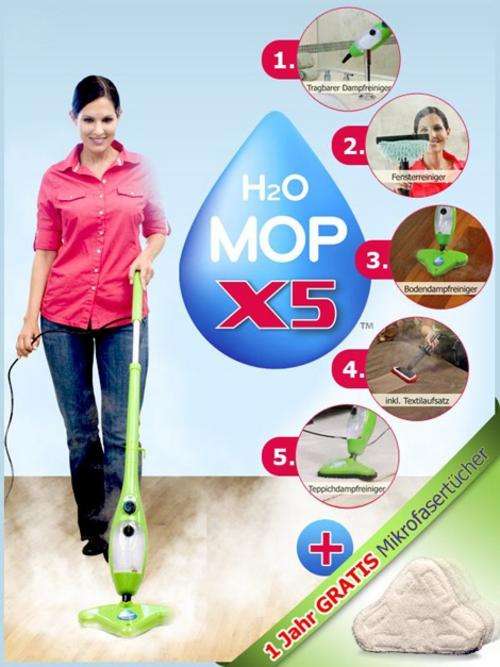 H20 MOP X5...5 in 1 Steam Cleaner