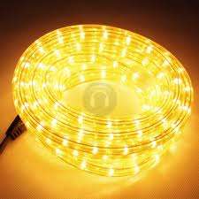 20m MULTIFUNCTION YELLOW ROPE LIGHTS