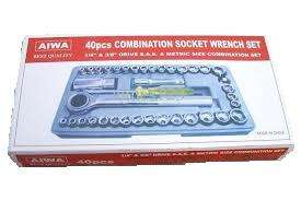 40 Piece Combination Socket Wrench set