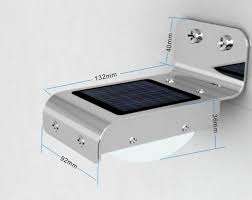 Solar Powered Outdoor Security Light with Motion Detection