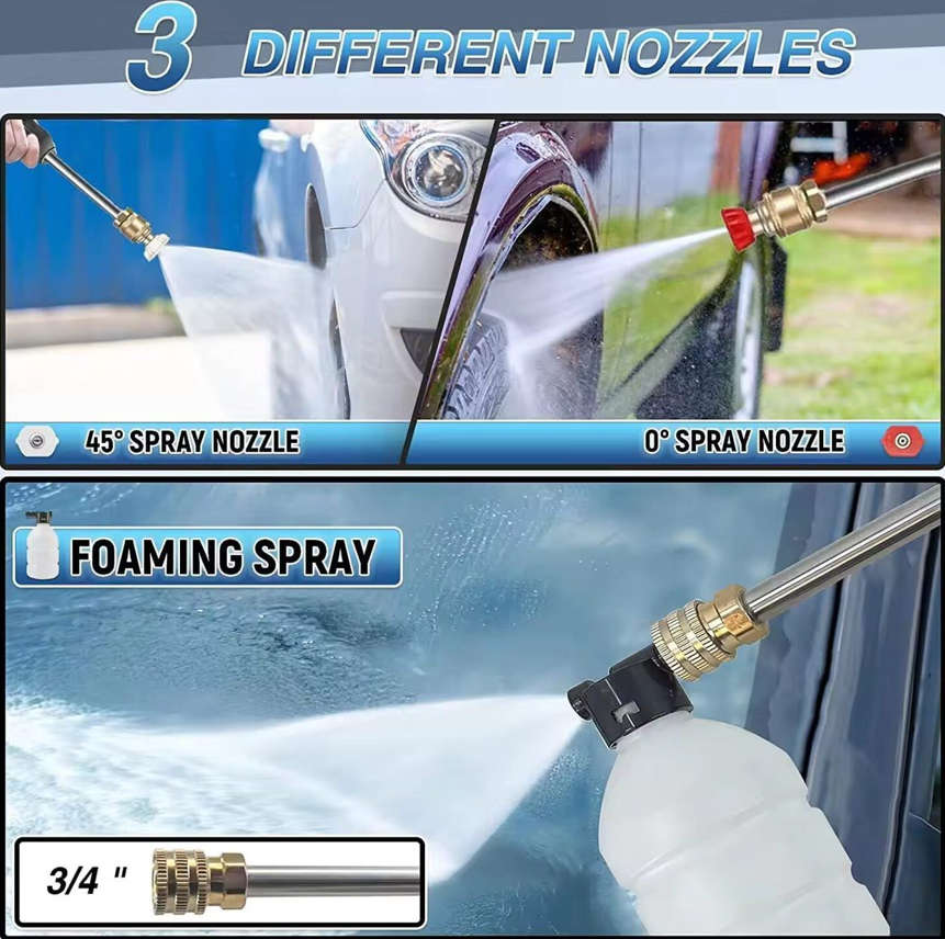 High pressure wireless cleaning gun