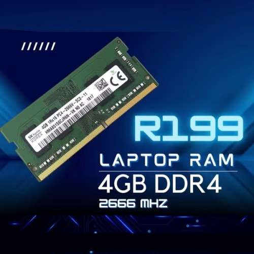 4GB DDR4 2666 LAPTOP RAM NEW