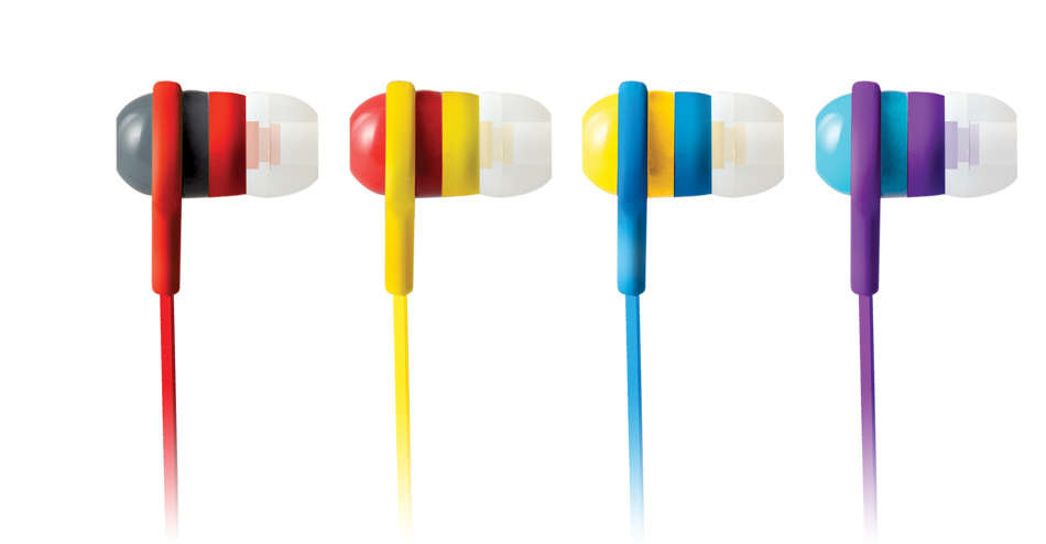 Cliptec Rainbow Spark Stereo Earphones