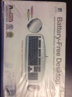 A4 Tech Battery Free Wireless keyboard and Mouse Set