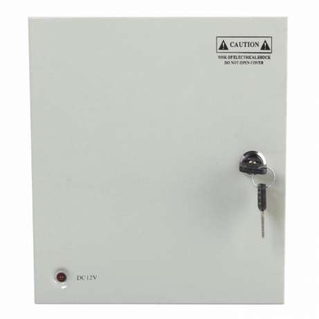 10AMP 9CH CCTV boxed power supply for indoor use