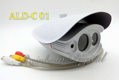 1500tvl 4mm lens IR Cut Waterproof Outdoor 3Mpixel CCTV Camera. With Audio