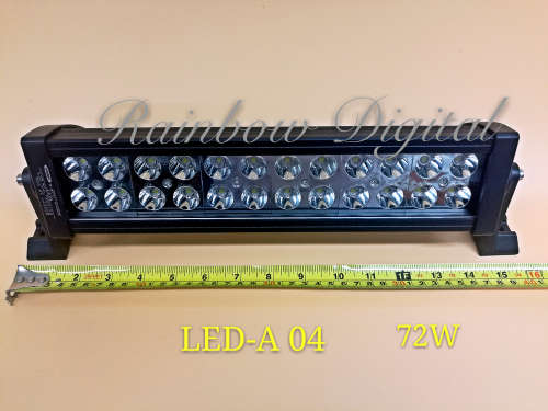 24LED 72W LED Light Bar Car, SPOTLIGHT FLOODLIGHT