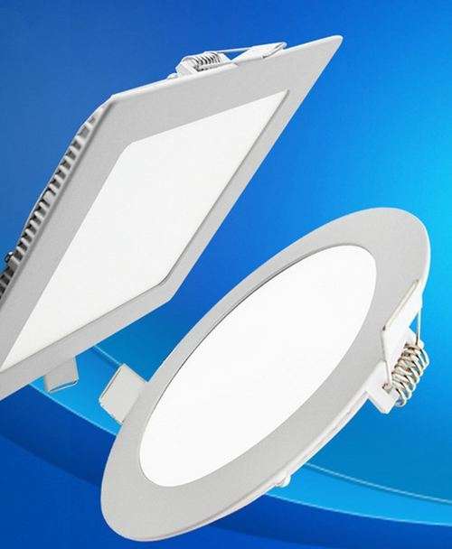 Thin Led Panel light Downlight - Cool White / 6w Round/Square