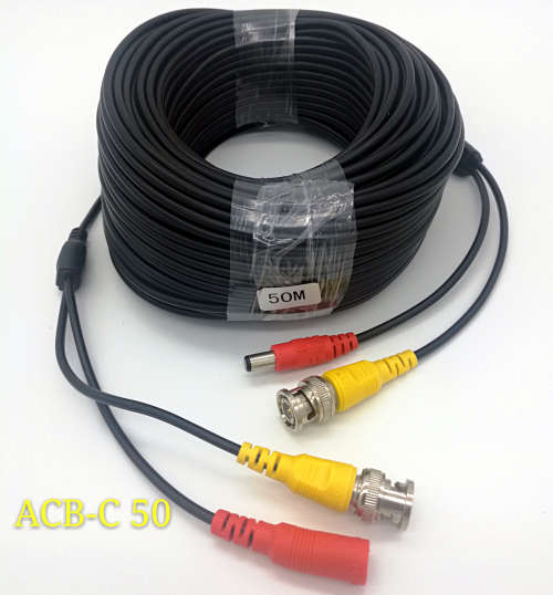 50M Already made CCTV cable, power and video