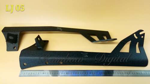 52 Inch LED Work Light bar Steel Metal Upper Windshield Mounting Bracket w/ Hinge Brackets For Jeep