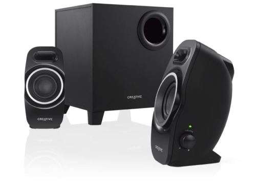 Creative SBS-A250 Speakers, 2.1 With Powerful Subwoofer