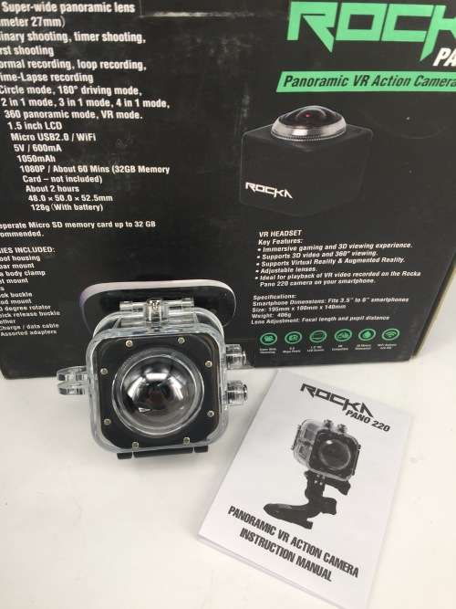Panoramic VR Action Camera&VR Headset Included