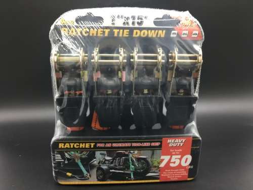 RATCHET TIE DOWN 4 PACK