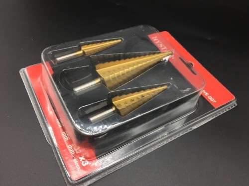 3PCs HSS STEP DRILL SET