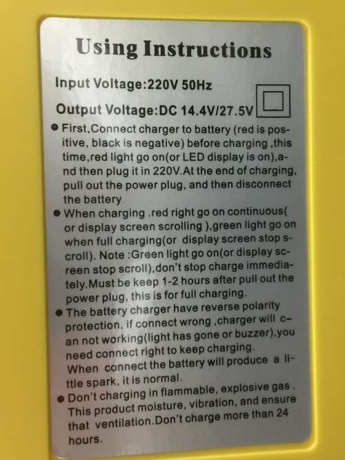 Three-Stage Process Battery Charger 12-24V
