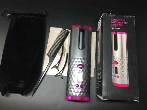 Cordless Automatic Hair Curler With Power Bank JS122