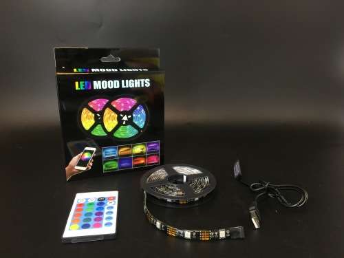 USB RGB LED Mood Lights 5M With Remote