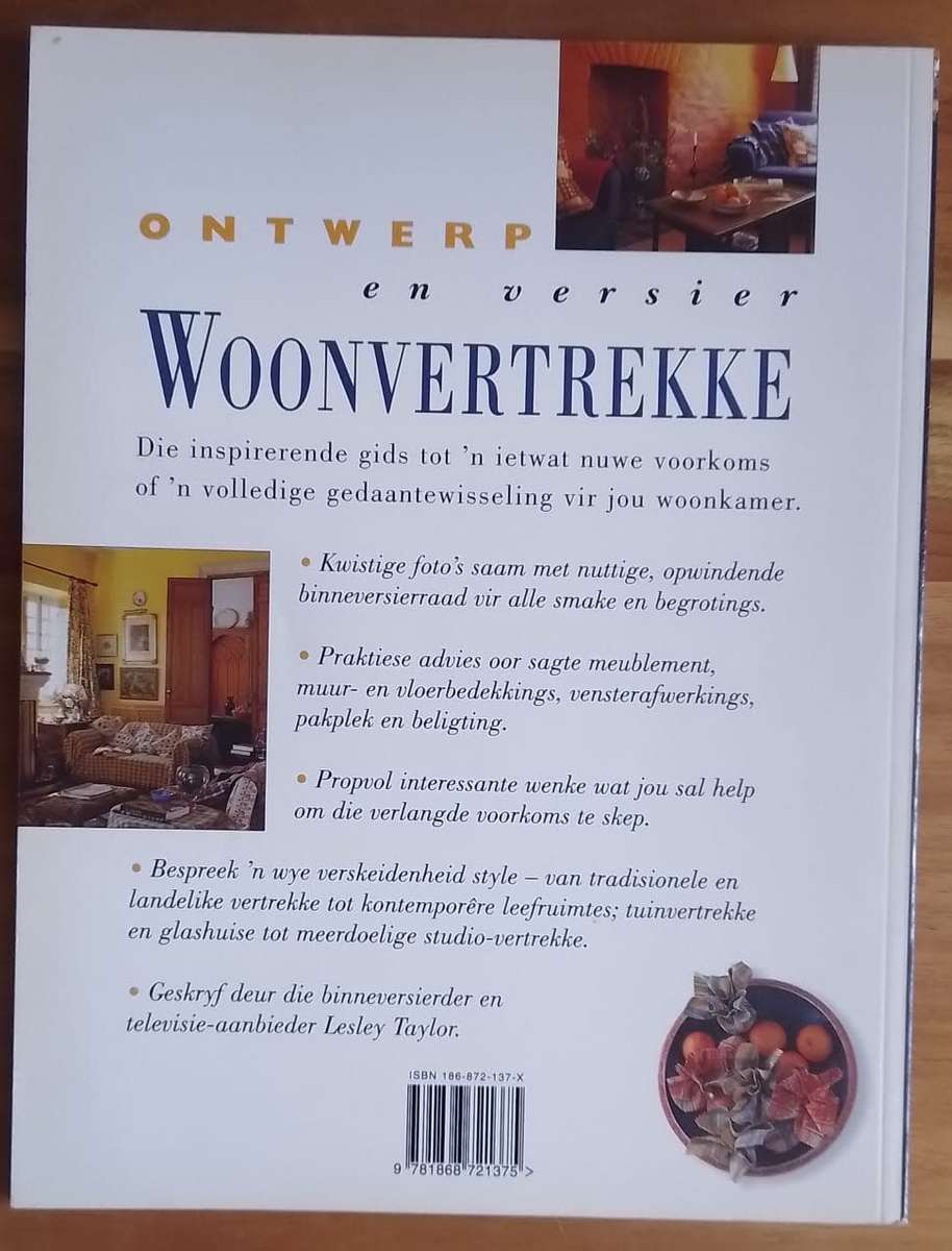 Ontwerp en versier woonvertrekke - Lesley Taylor