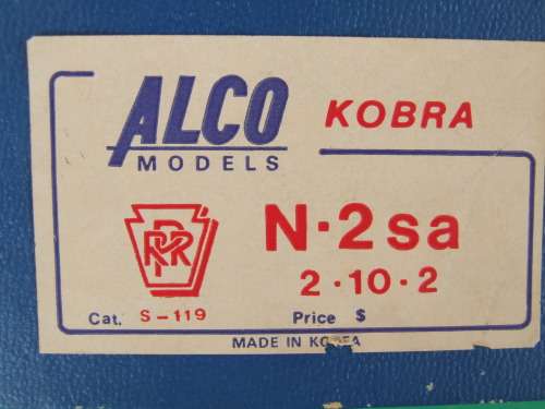 Brass Alco Kobra 2-10-2 USRA Locomotive HO Scale