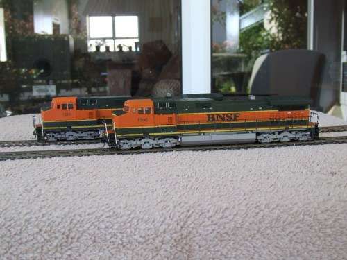 Athearn HO Scale BNSF GE C44-9W Diesels. Pair