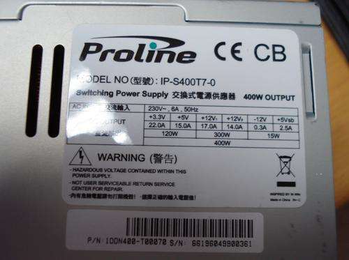 PROLINE 400watt power supply***BRAND NEW!!!***