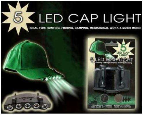 5 LED CAP LIGHT