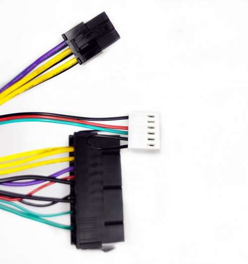 ATX 24 Pin to 6 Pin Motherboard PSU Power Supply Adapter