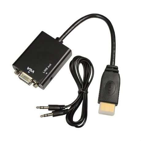 HDMI to VGA Adapter with Audio