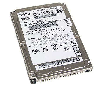 Fujitsu MHV2060AH 60GB 5400 RPM 8MB Cache IDE Ultra ATA100 / ATA-6 2.5" Notebook Hard Drive