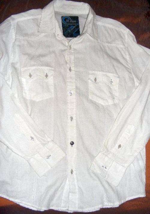 SALE!!!!! WHITE COTTON SHIRT (L)