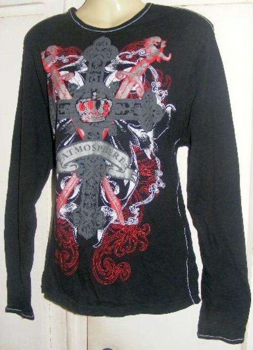 SALE!!!! GORGEOUS BLACK UNISEX TOP (M-L)