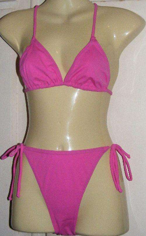 SALE!!!!! GORGEOUS CERISE IMPORTED TANGA (36)