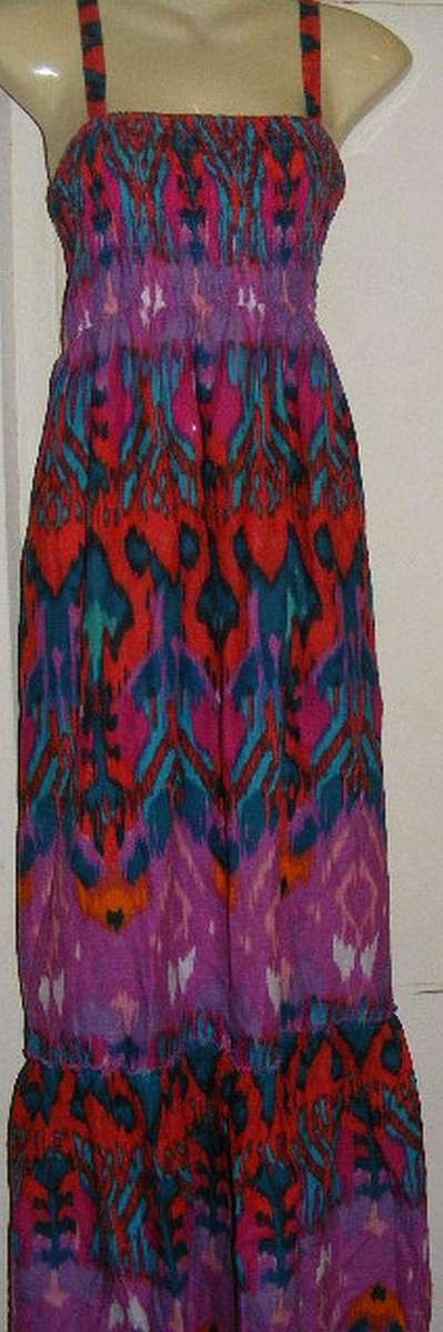 BARGAIN!!!! GORGEOUS CERISE PRINTED DRESS(16/40)