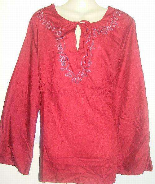 SALE!!!! GORGEOUS WINE RED GYPSY TOP (16-18)